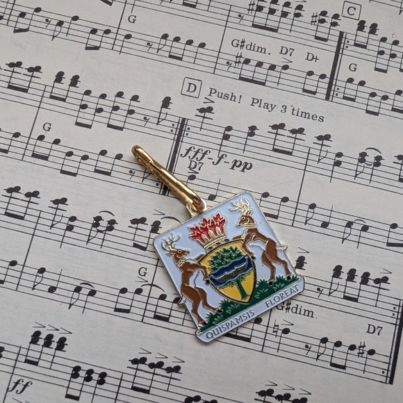 Quispamsis Floreat Enamel Pendant - Picture 5 of 5